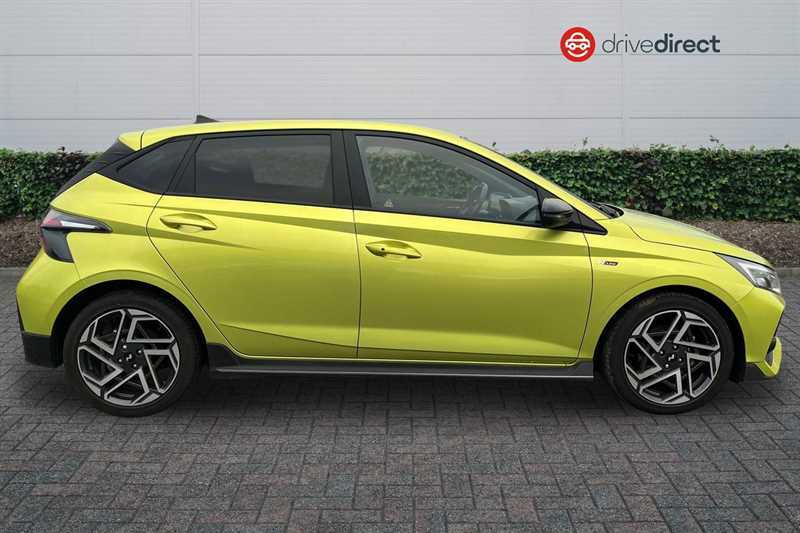Hyundai I20 1.0 T-gdi N Line S Hatchback Dct Euro 6 LA25DND Green #2