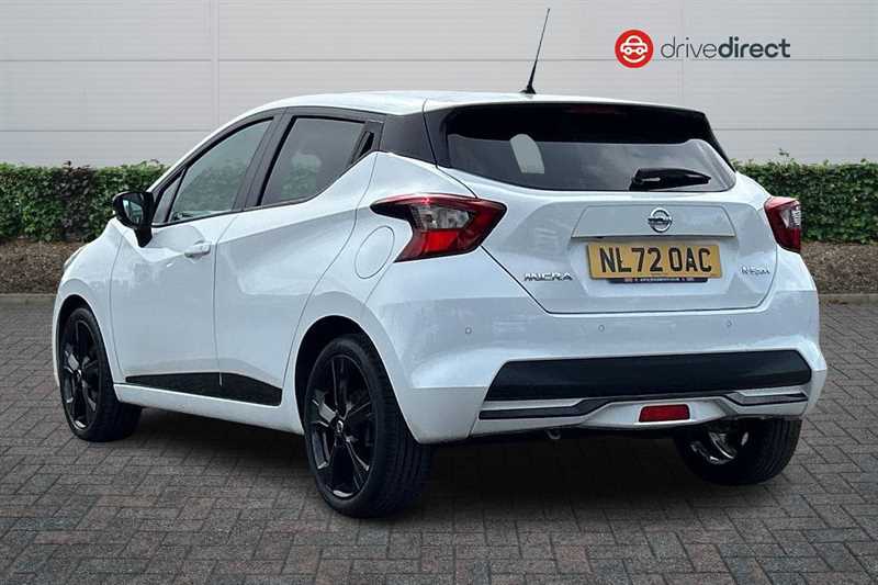 Nissan Micra 1.0 Ig-t N-sport Hatchback Euro NL72OAC White #5