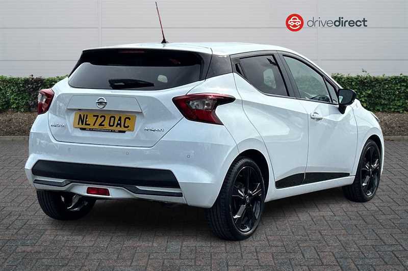 Nissan Micra 1.0 Ig-t N-sport Hatchback Euro NL72OAC White #3