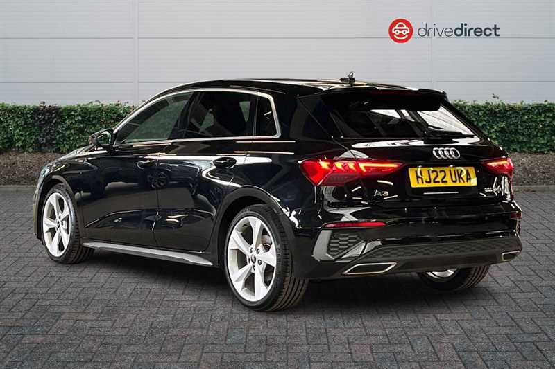 Audi A3 1.5 Tfsi 35 S Line Sportback S Tronic E HJ22UKA Black #5