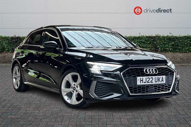 Audi A3 1.5 Tfsi 35 S Line Sportback S Tronic E Black