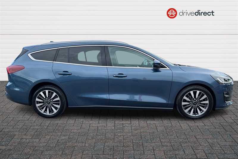 Ford Focus 1.5 Ecoblue Titanium Vignale Estate Aut KP72APF Blue #2