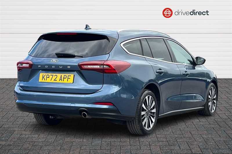 Ford Focus 1.5 Ecoblue Titanium Vignale Estate Aut KP72APF Blue #3