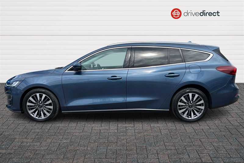 Ford Focus 1.5 Ecoblue Titanium Vignale Estate Aut KP72APF Blue #6