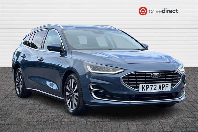 Ford Focus 1.5 Ecoblue Titanium Vignale Estate Aut Blue