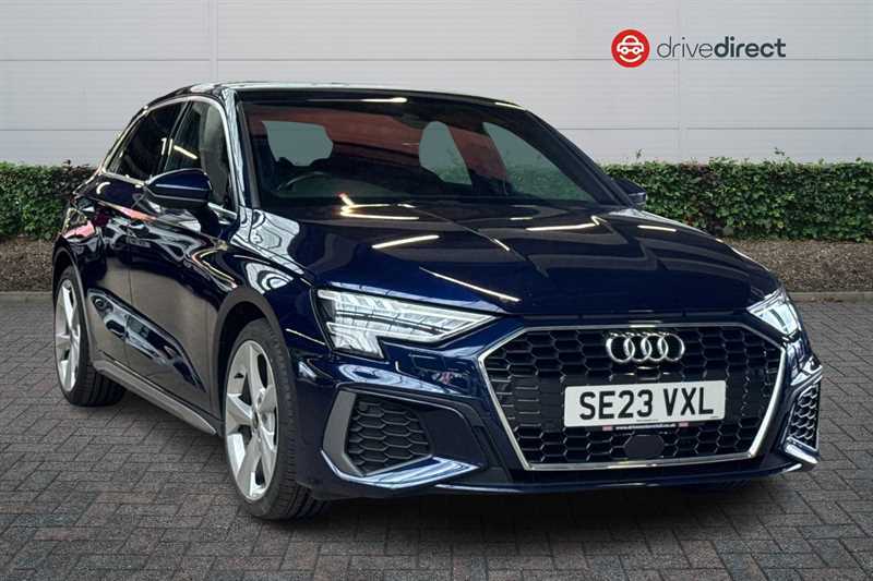 Audi A3 1.0 Tfsi 30 S Line Sportback Eur Blue