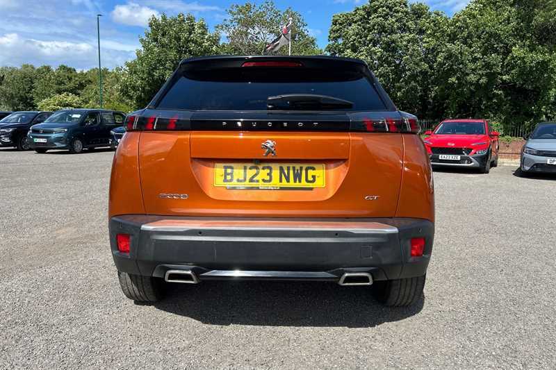 Peugeot 2008 1.2 Puretech Gt Suv Eat Euro 6 Ss 1 BJ23NWG Orange #4