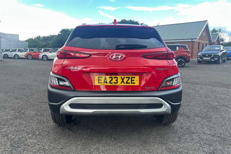 Hyundai Kona 1.6 H-gdi Ultimate Suv Hybrid Dct Euro EA23XZE Red #4