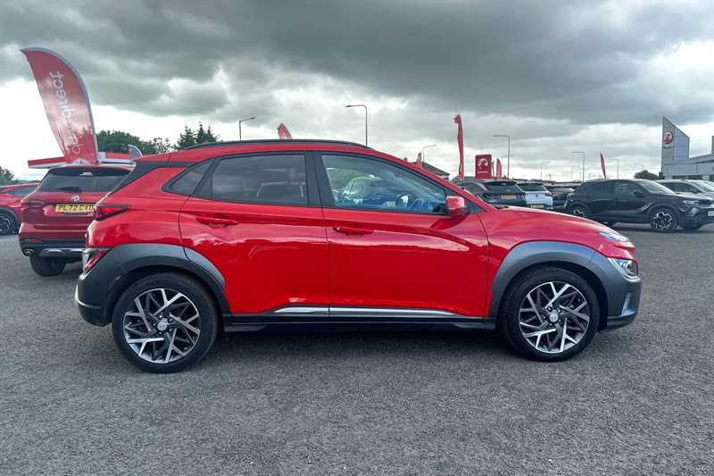 Hyundai Kona 1.6 H-gdi Ultimate Suv Hybrid Dct Euro EA23XZE Red #3