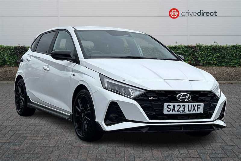Hyundai I20 1.0 T-gdi Mhev N Line Hatchback Hybrid SA23UXF White