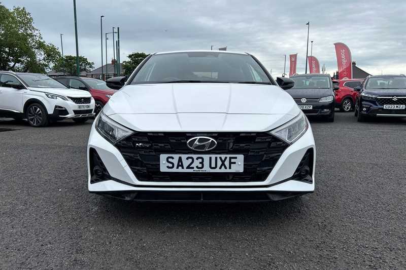 Hyundai I20 1.0 T-gdi Mhev N Line Hatchback Hybrid SA23UXF White #2
