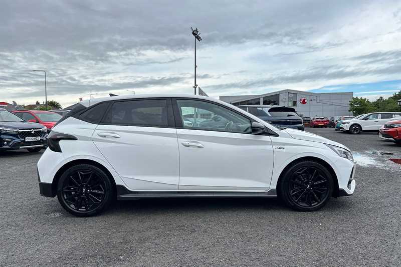 Hyundai I20 1.0 T-gdi Mhev N Line Hatchback Hybrid SA23UXF White #3