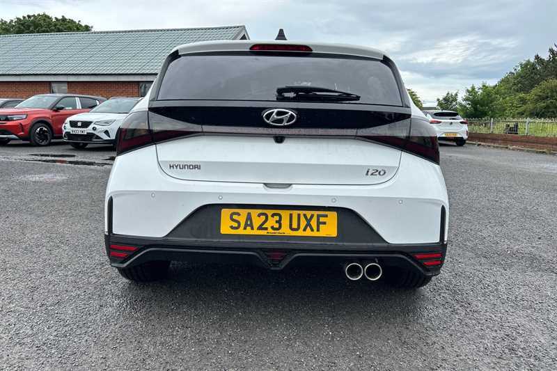 Hyundai I20 1.0 T-gdi Mhev N Line Hatchback Hybrid SA23UXF White #4