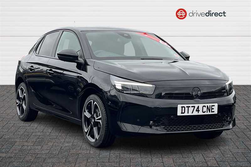 Vauxhall Corsa 1.2 Turbo Gs Hatchback Euro 6 S DT74CNE Black