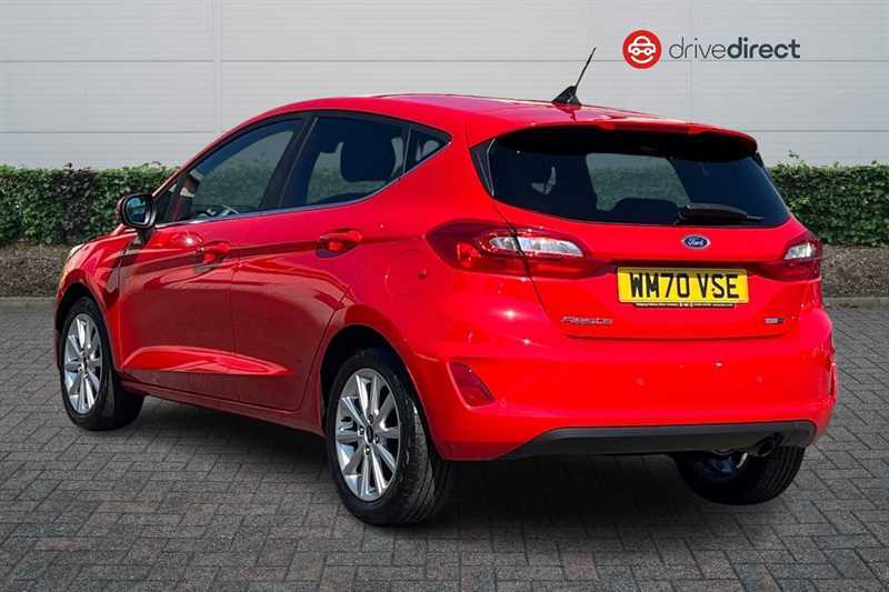 Ford Fiesta 1.0T Ecoboost Mhev Titanium Hatchback M WM70VSE Red #5