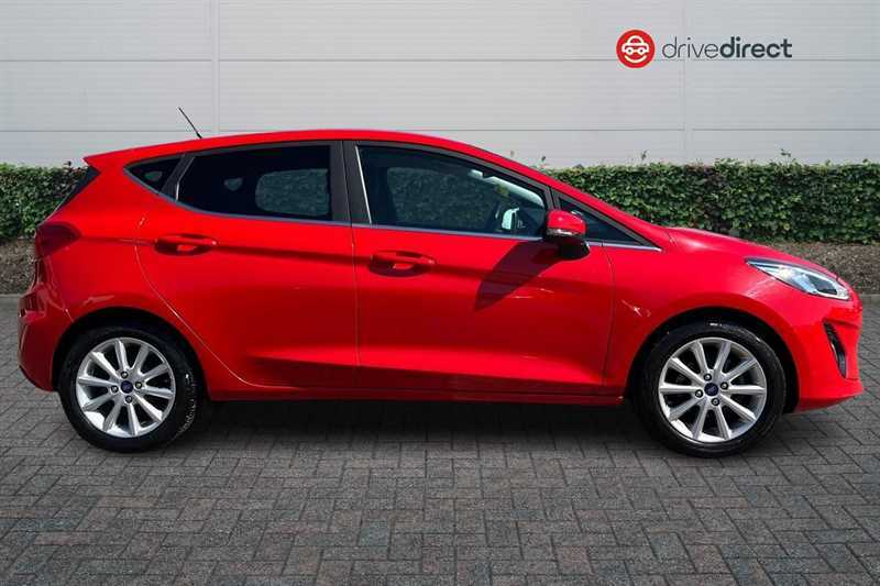 Ford Fiesta 1.0T Ecoboost Mhev Titanium Hatchback M WM70VSE Red #2