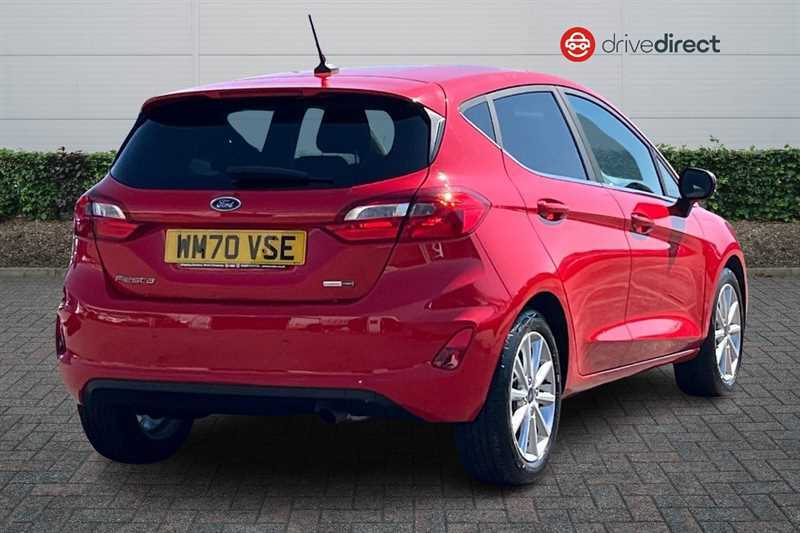 Ford Fiesta 1.0T Ecoboost Mhev Titanium Hatchback M WM70VSE Red #3