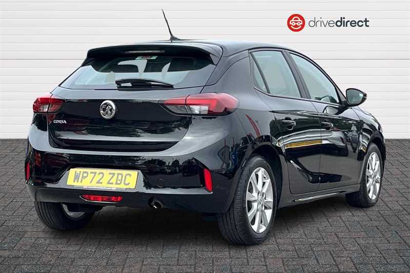 Vauxhall Corsa 1.2 Turbo Design Hatchback Euro WP72ZDC Black #3