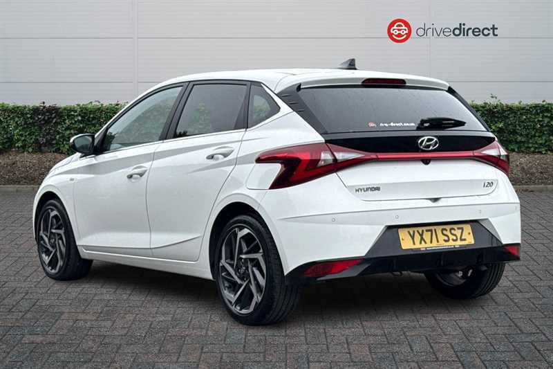 Hyundai I20 1.0 T-gdi Mhev Premium Hatchback Hybrid YX71SSZ White #5