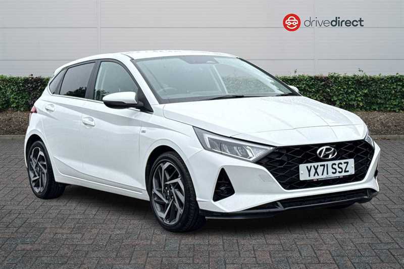 Hyundai I20 1.0 T-gdi Mhev Premium Hatchback Hybrid YX71SSZ White