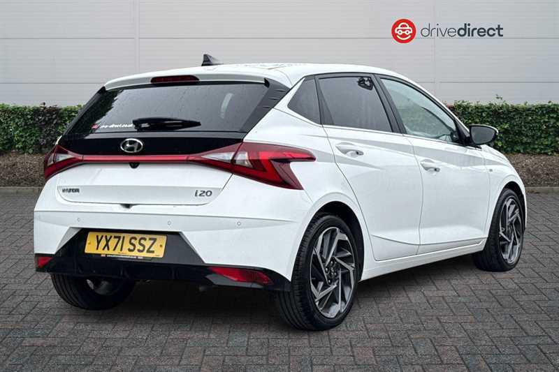 Hyundai I20 1.0 T-gdi Mhev Premium Hatchback Hybrid YX71SSZ White #3