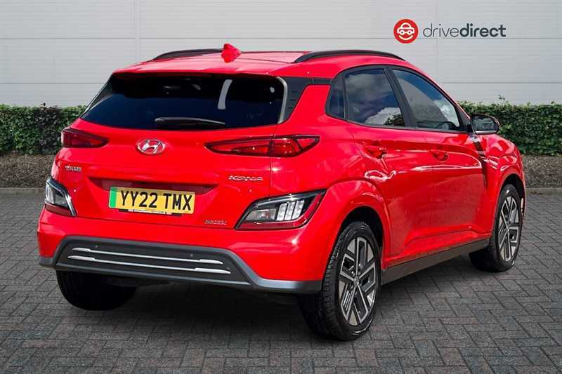 Hyundai Kona 64Kwh Premium Suv 10.5Kw Charge Red #3