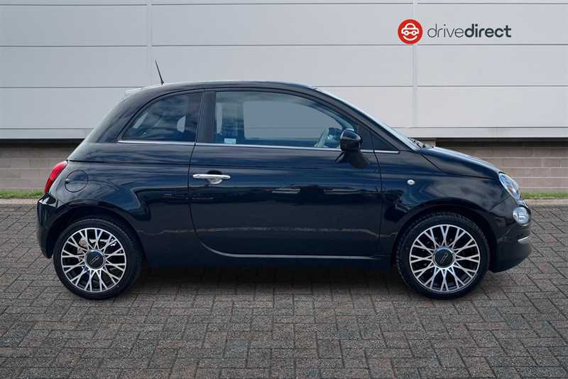 Fiat 500 1.0 Mhev Hatchback Euro 6 Ss RX23KUW Black #2