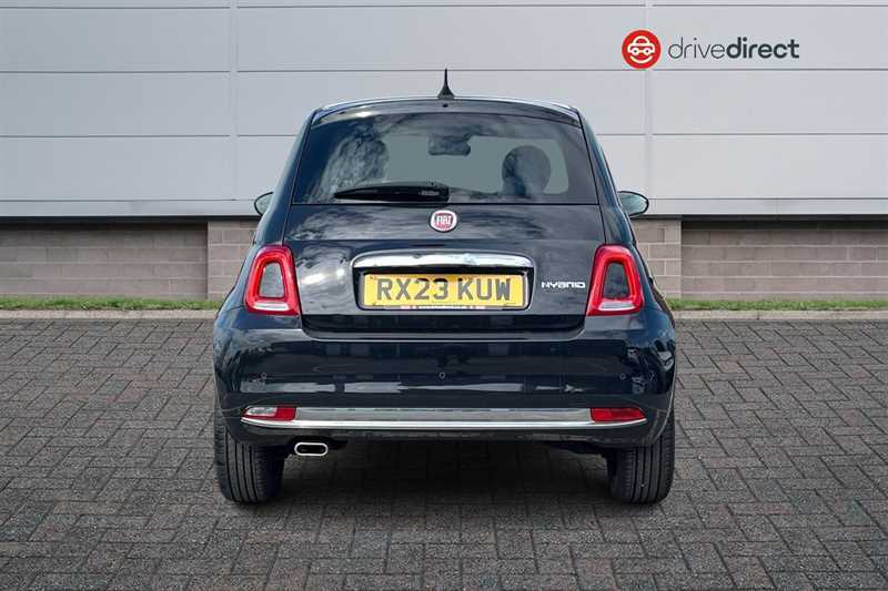 Fiat 500 1.0 Mhev Hatchback Euro 6 Ss RX23KUW Black #4