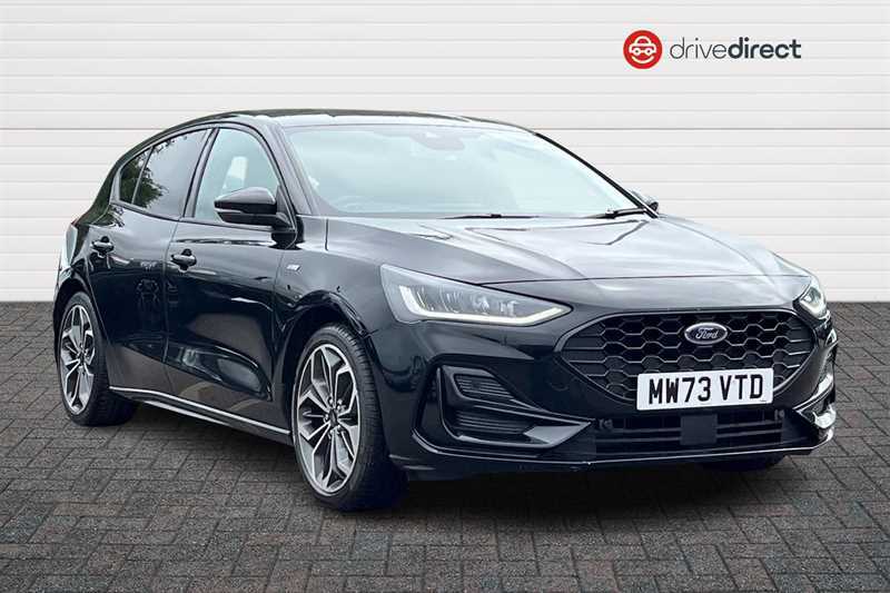 Ford Focus 1.0T Ecoboost Mhev St-line X Hatchback MW73VTD Black