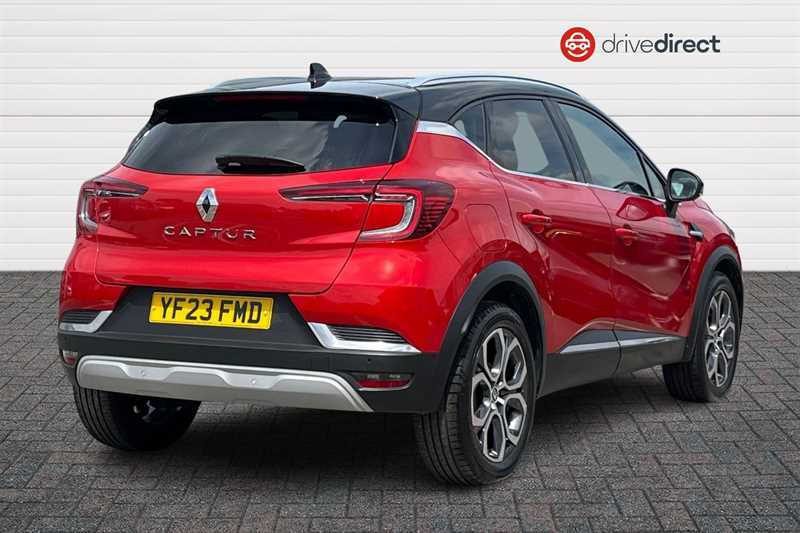 Renault Captur 1.0 Tce Techno Suv Euro 6 Ss YF23FMD Red #3