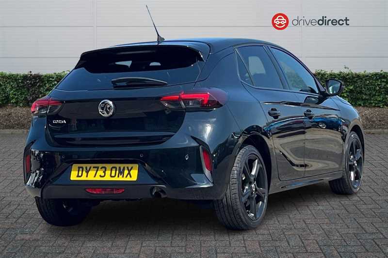 Vauxhall Corsa 1.2 Gs Hatchback Euro 6 75 Ps DY73OMX Black #3
