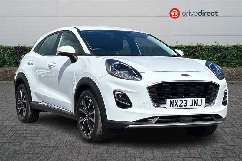 Ford Puma 1.0T Ecoboost Mhev Titanium Suv Hybrid White