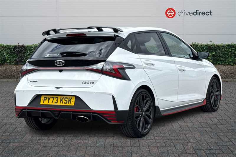 Hyundai I20 1.6 T-gdi N Hatchback Euro 6 S PY73KSK White #3