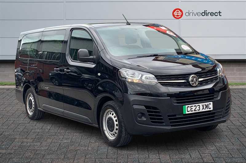 Vauxhall Vivaro 50Kwh Combi Mpv Lwb 9 Seat, 11K CE23XMC Black
