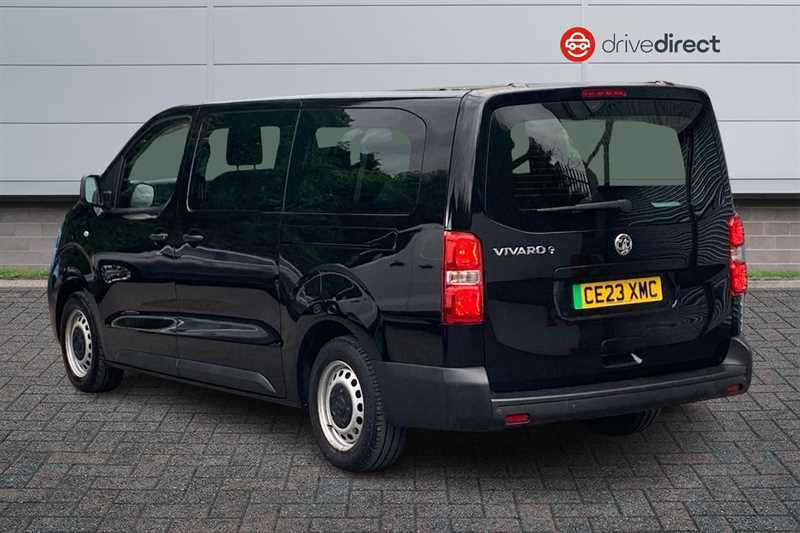 Vauxhall Vivaro 50Kwh Combi Mpv Lwb 9 Seat, 11K CE23XMC Black #4