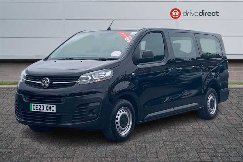 Vauxhall Vivaro 50Kwh Combi Mpv Lwb 9 Seat, 11K CE23XMC Black #6