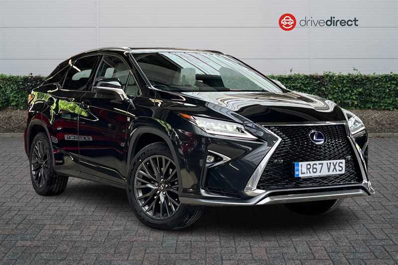 Lexus RX 3.5 450H V6 F Sport Suv Hybrid Cvt 4Wd Black