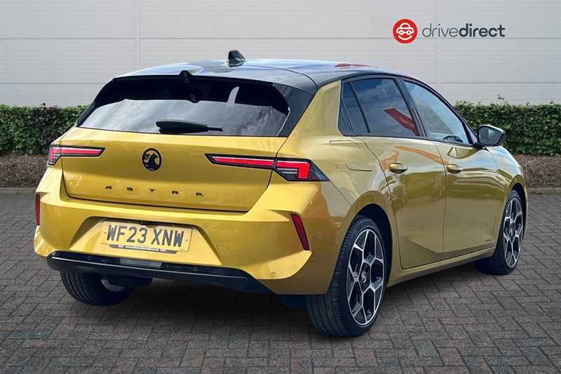 Vauxhall Astra 1.2 Turbo Ultimate Hatchback Euro WF23XNW Yellow #3