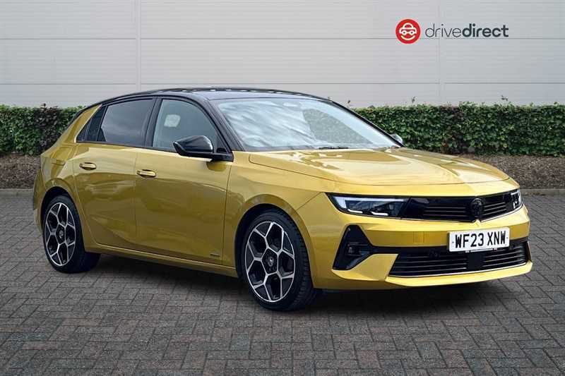 Vauxhall Astra 1.2 Turbo Ultimate Hatchback Euro WF23XNW Yellow