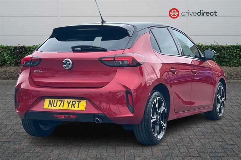 Vauxhall Corsa 1.2 Turbo Sri Premium Hatchback NU71YRT Red #3