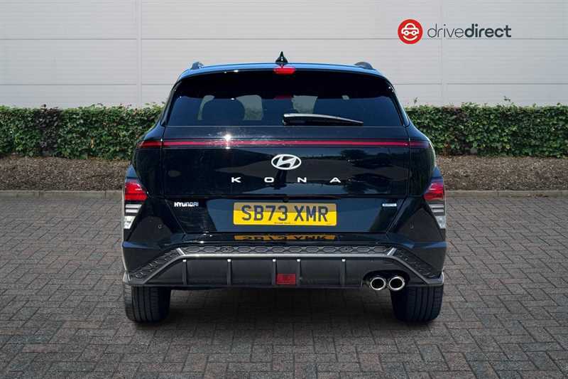 Hyundai Kona 1.6 H-gdi N Line S Suv Hybrid Dct Euro SB73XMR Black #4