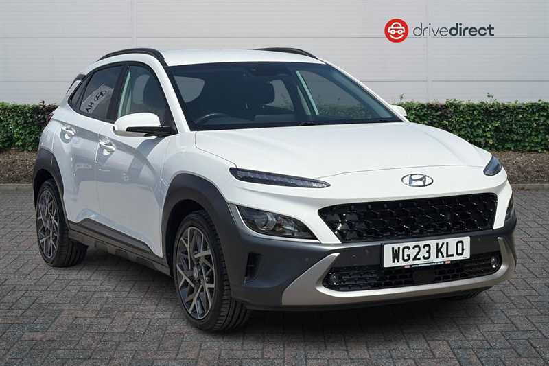 Hyundai Kona 1.6 H-gdi Premium Suv Hybrid Dct Euro 6 White