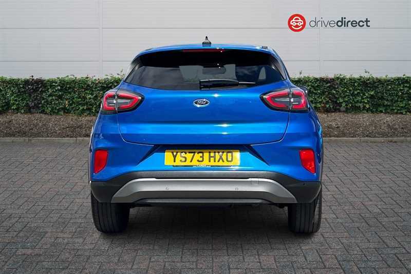 Ford Puma 1.0T Ecoboost Mhev Titanium Suv Hybrid YS73HXO Blue #4