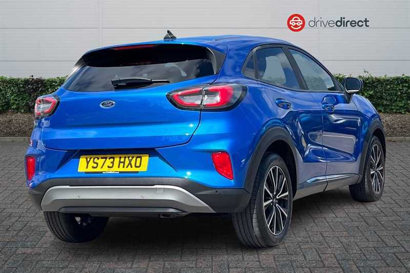 Ford Puma 1.0T Ecoboost Mhev Titanium Suv Hybrid YS73HXO Blue #3