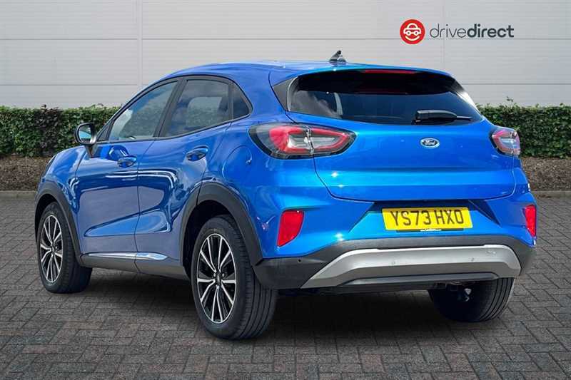Ford Puma 1.0T Ecoboost Mhev Titanium Suv Hybrid YS73HXO Blue #5