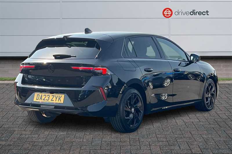 Vauxhall Astra 1.2 Turbo Gs Hatchback Euro 6 S DA23ZYK Black #2