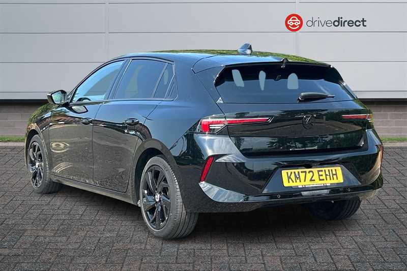 Vauxhall Astra 1.2 Turbo Gs Line Hatchback Euro KM72EHH Black #5