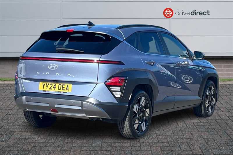 Hyundai Kona 1.6 H-gdi Ultimate Suv Hybrid Dct Euro Grey #3