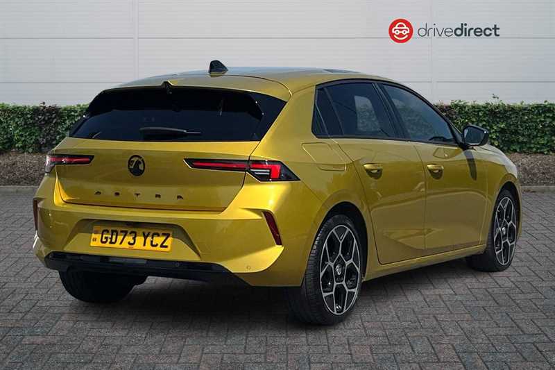 Vauxhall Astra 1.2 Turbo Ultimate Hatchback Euro GD73YCZ Yellow #3