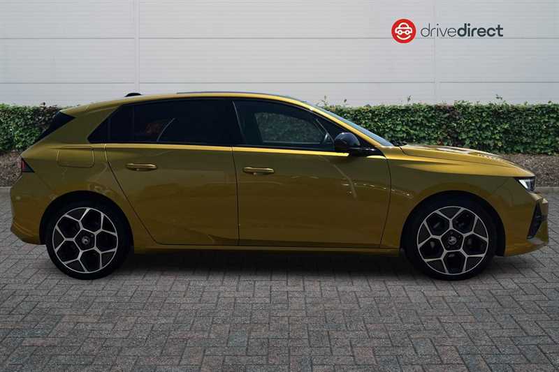 Vauxhall Astra 1.2 Turbo Ultimate Hatchback Euro GD73YCZ Yellow #2